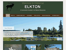 Tablet Screenshot of elkton-oregon.com